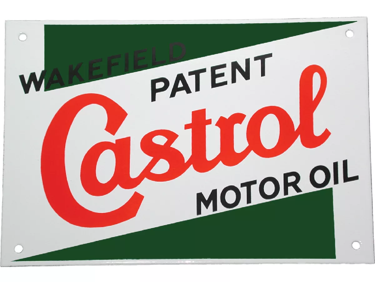 Emaille bord -CASTROL, Classic- 225mm x180mm