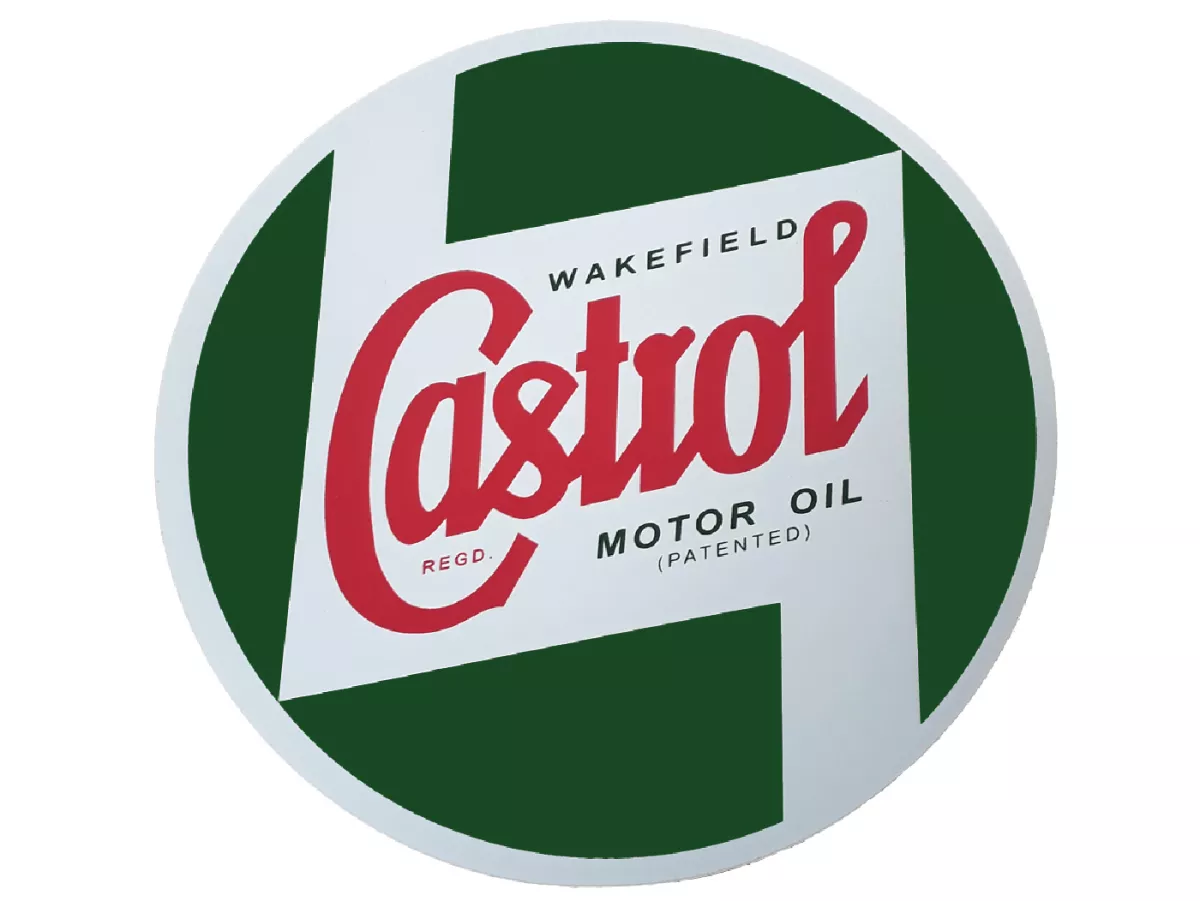 Stiker -CASTROL, Klasik- Ø = 127mm