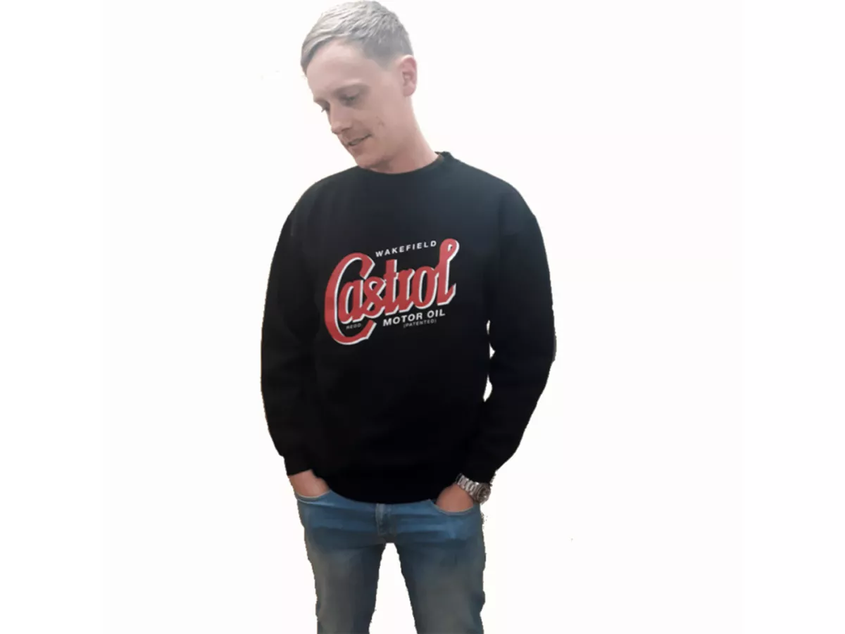 Felpa -CASTROL, Classic- nero - XXL