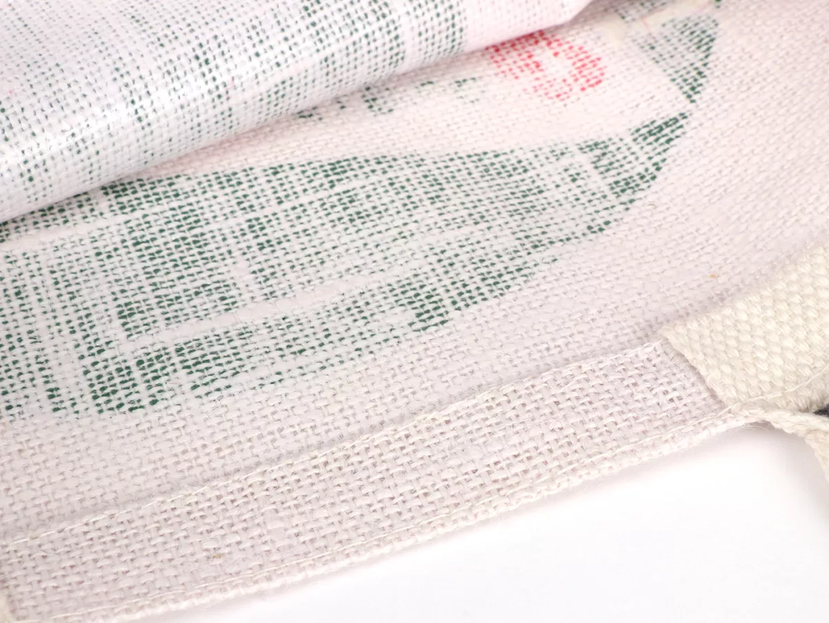 Bolsa de transporte -CASTROL, Classic- yute, blanca, asas cortas