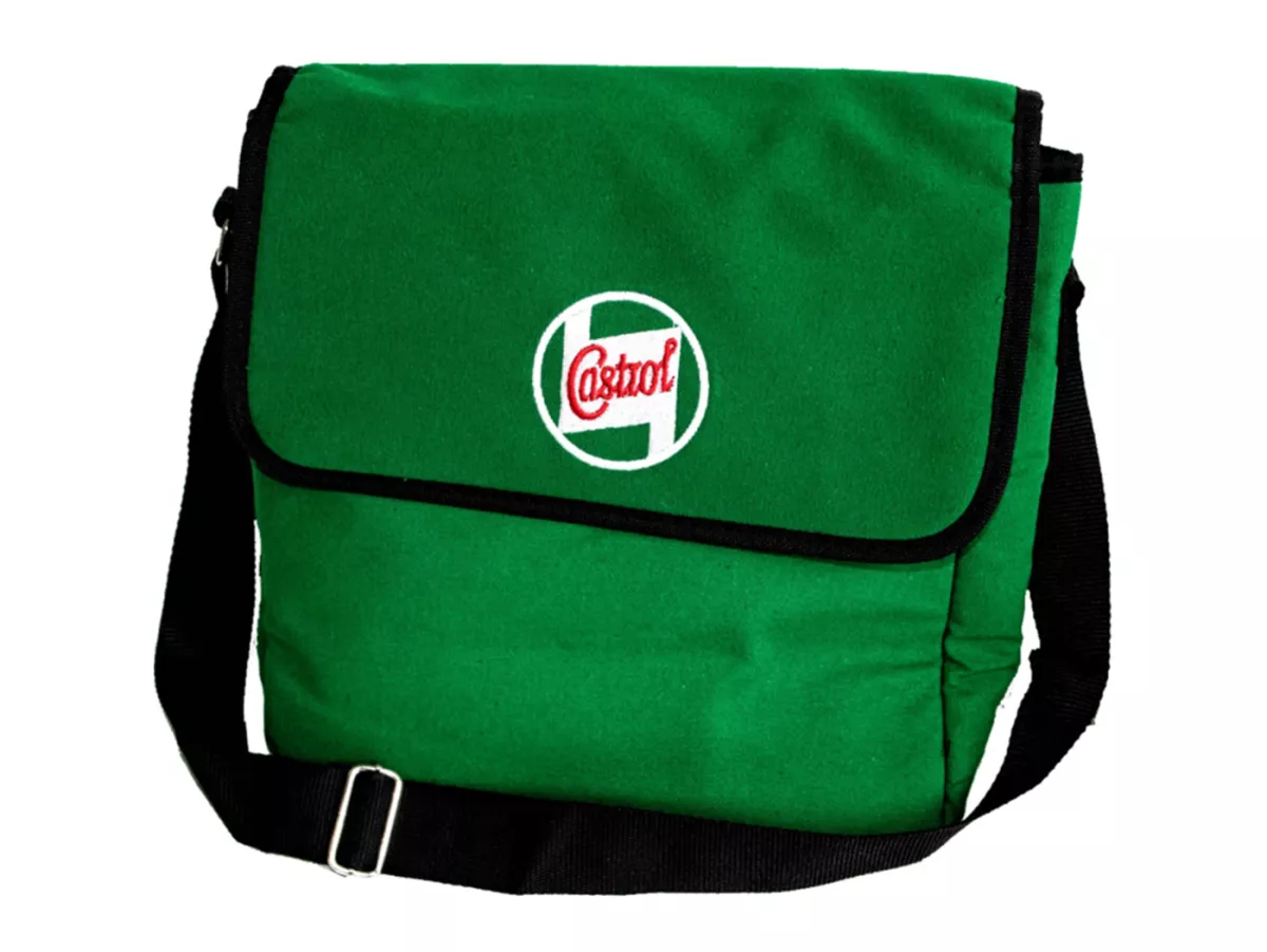 Shoulder bag -CASTROL, Classic 30x10x30cm- green