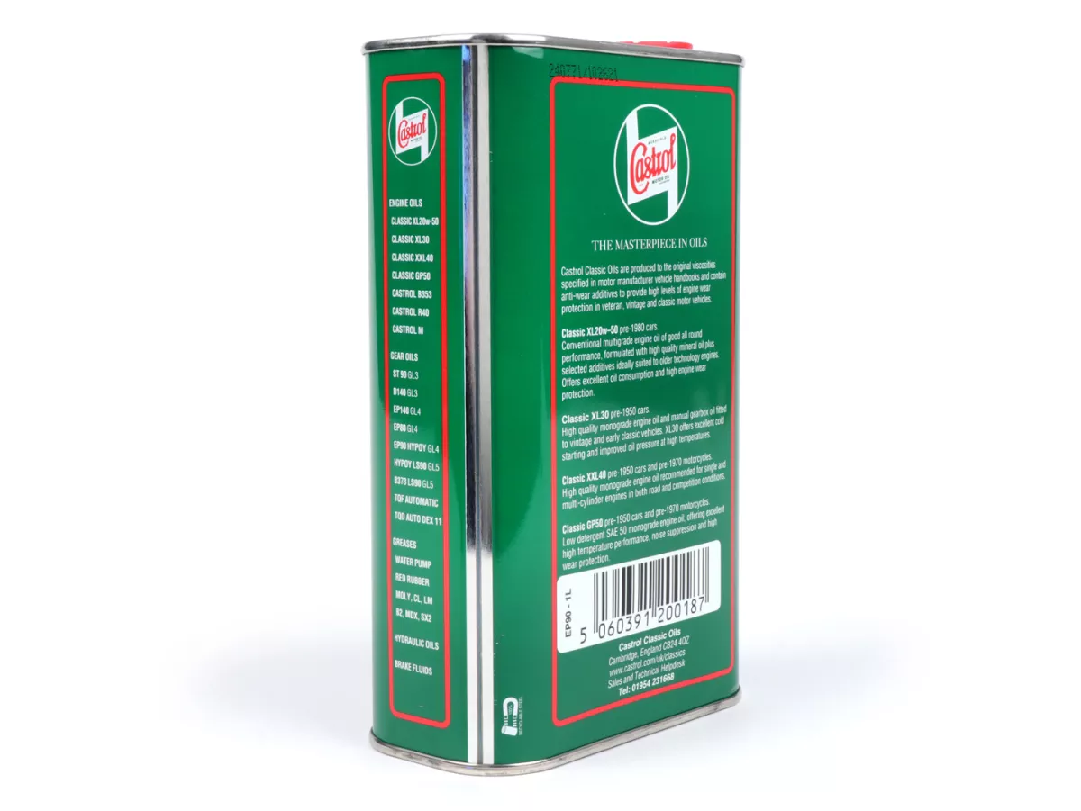 Transmissieolie, motorolie -CASTROL EP 90 Extreme EP 90 SAE90 1000ml