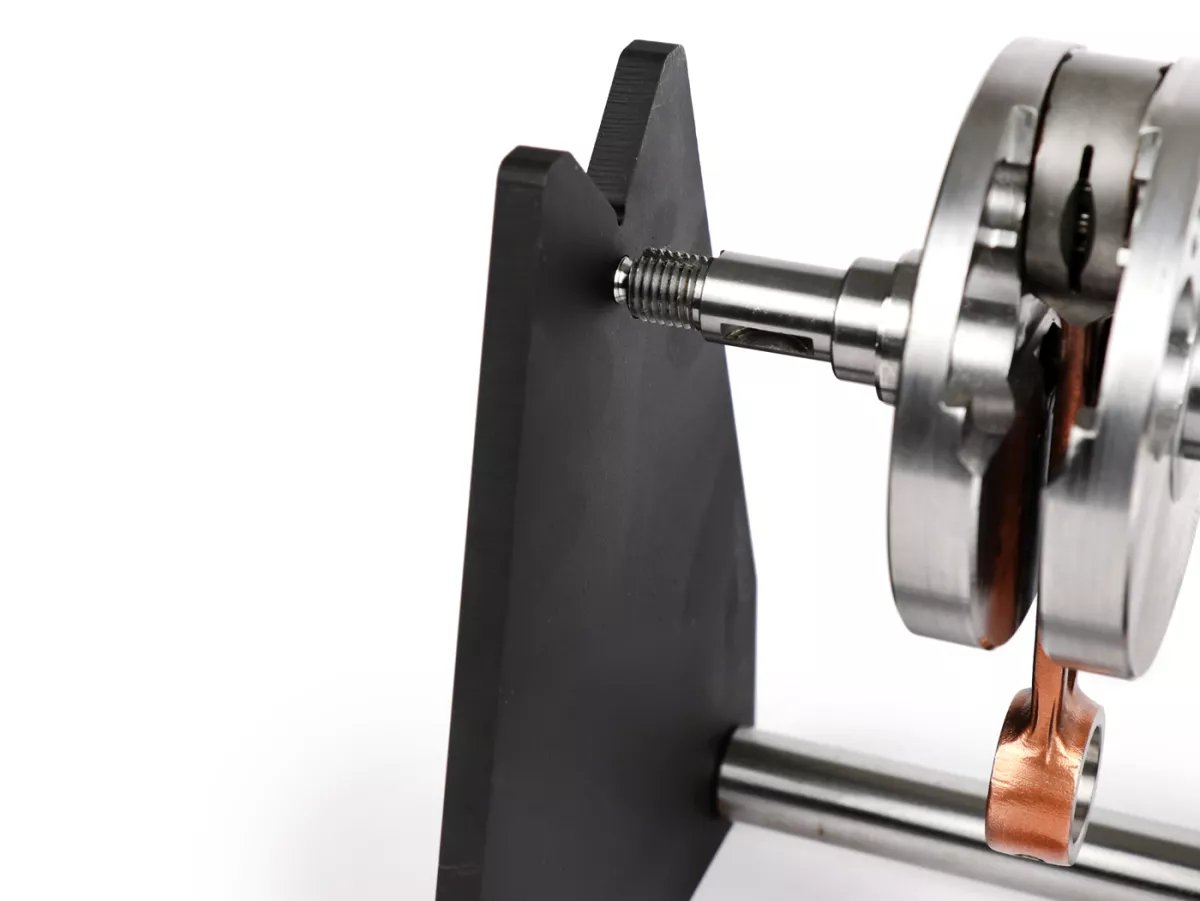 Soporte de equilibrado -D.N. Performance CAT350- utilizado para medir la concentricidad de cigüeñales (motores de 2 y 4 tiempos / 1 y 2 cilindros)
