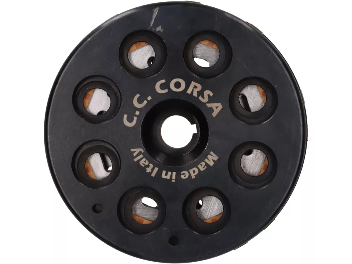 Koppeling -CC CORSA, Wideframe, 8-spring- Vespa 1953-1959, VM, VN, ACMA, VB1T, VGL1T, VL1T