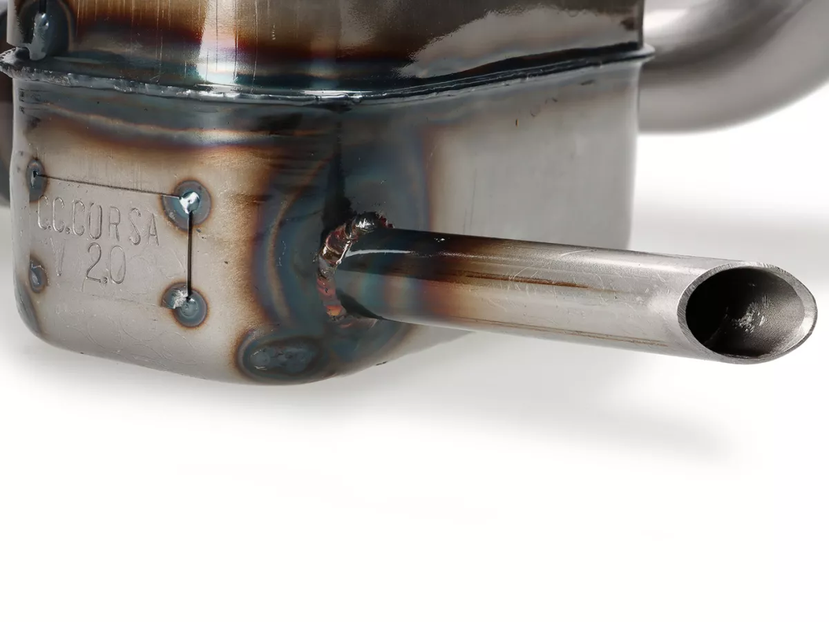 Exhaust -CC CORSA- for cylinder CC Corsa 160 ccm- Vespa 1953-1959, VM, VN, ACMA, VB1T, VGL1T, VL1T