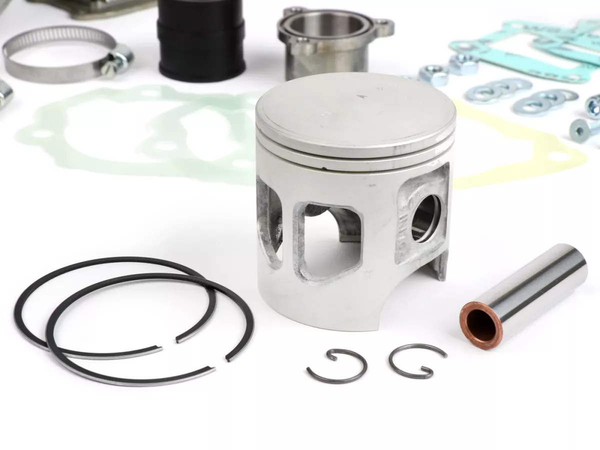 Cilindro -CC CORSA 160 ccm MEMBRANA ENTRADA, Bastidor ancho, Faro Basso, Ø=60mm, carrera=57mm- Vespa 1953-1959, VM, VN, ACMA, VB1T, VGL1T, VL1T
