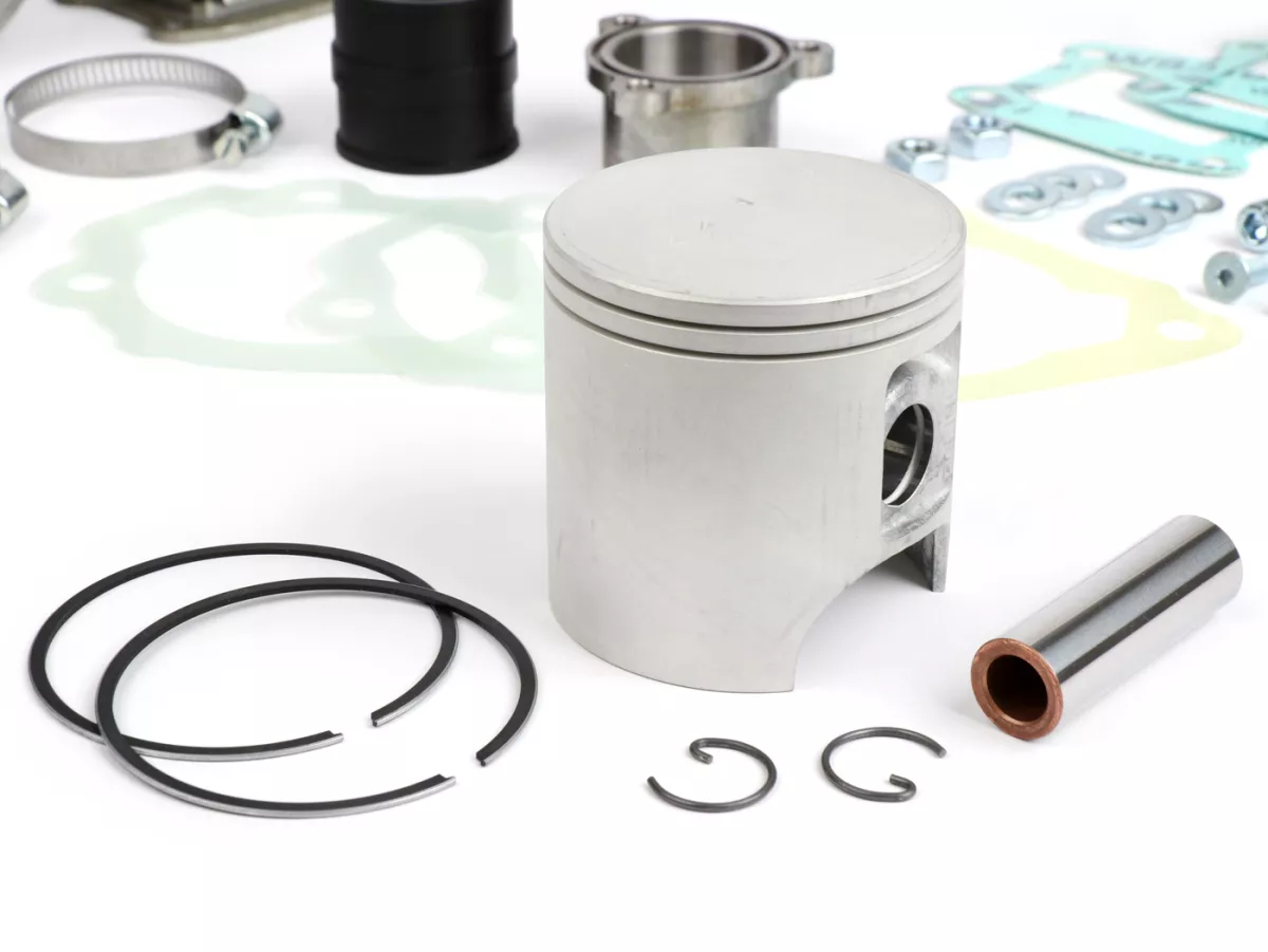 Cilindro -CC CORSA 160 ccm MEMBRANA ENTRADA, Bastidor ancho, Faro Basso, Ø=60mm, carrera=57mm- Vespa 1953-1959, VM, VN, ACMA, VB1T, VGL1T, VL1T