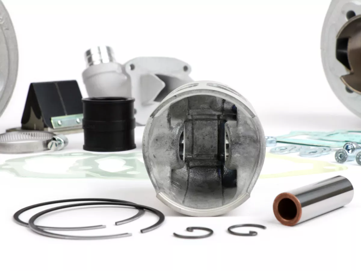 Cilindro -CC CORSA 160 ccm MEMBRANA ENTRADA, Bastidor ancho, Faro Basso, Ø=60mm, carrera=57mm- Vespa 1953-1959, VM, VN, ACMA, VB1T, VGL1T, VL1T
