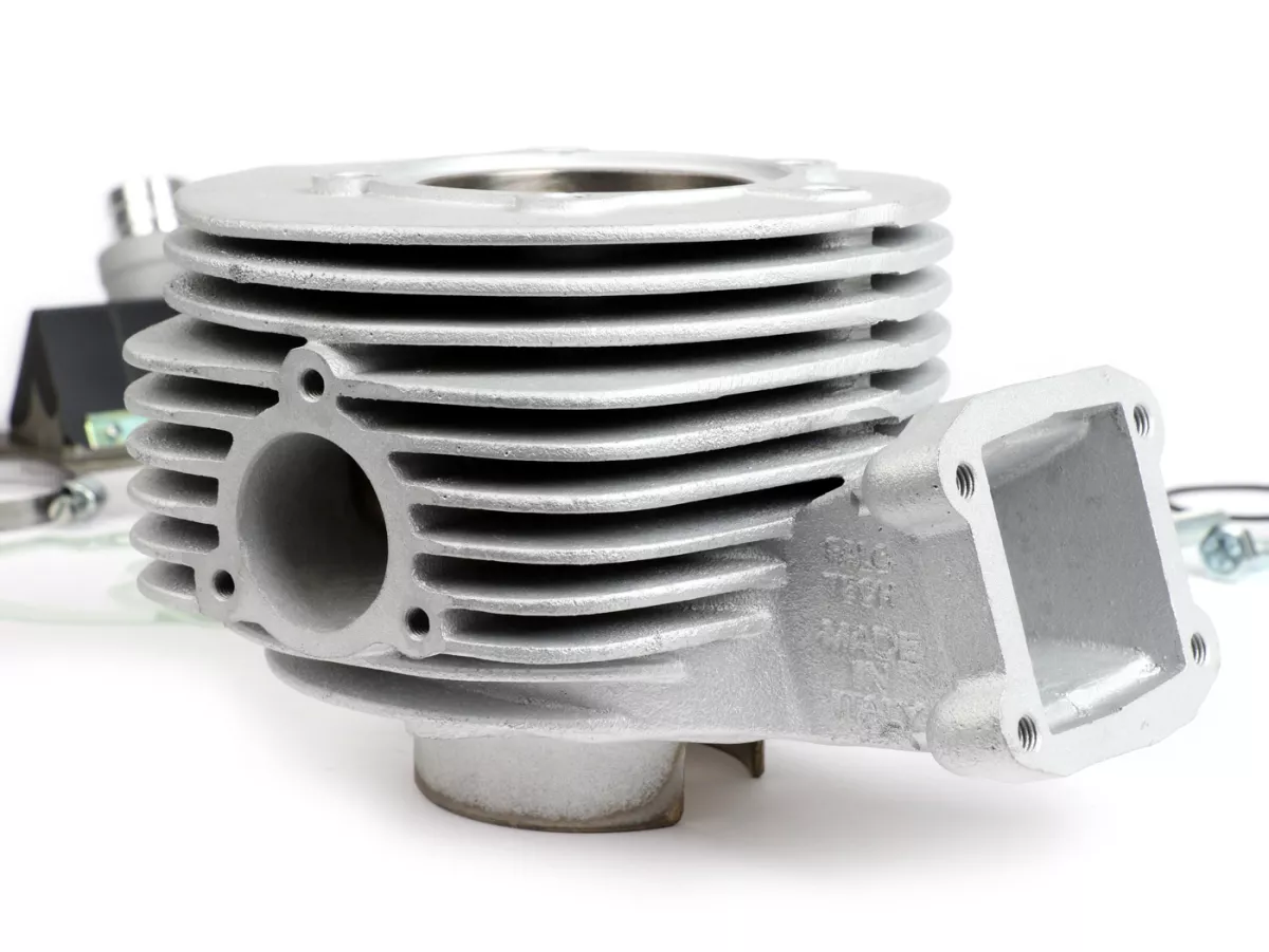 Cilindro -CC CORSA 160 ccm MEMBRANA ENTRADA, Bastidor ancho, Faro Basso, Ø=60mm, carrera=57mm- Vespa 1953-1959, VM, VN, ACMA, VB1T, VGL1T, VL1T