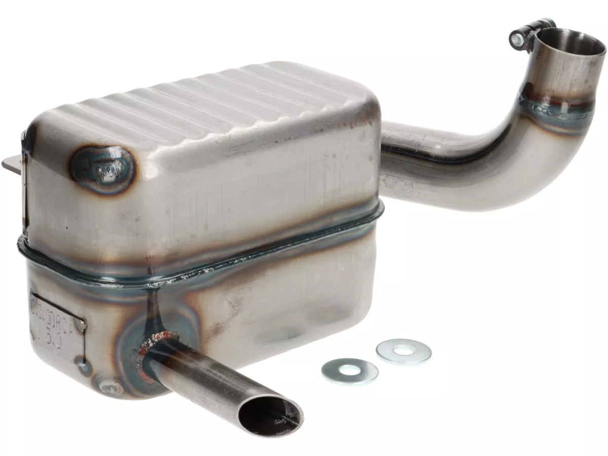 Exhaust -CC CORSA- for cylinder CC Corsa 175 ccm- Vespa 1953-1959, VM, VN, ACMA, VB1T, VGL1T, VL1T