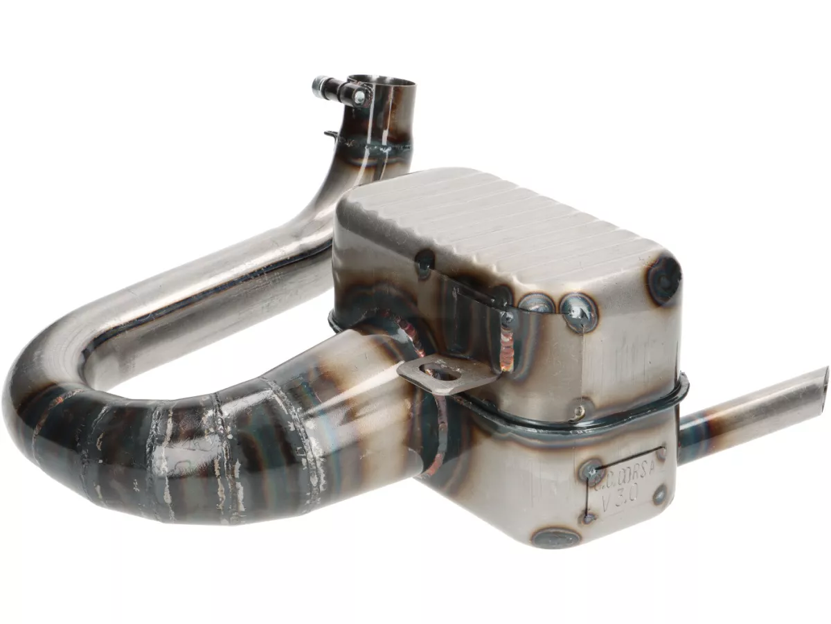 Exhaust -CC CORSA- for cylinder CC Corsa 175 ccm- Vespa 1953-1959, VM, VN, ACMA, VB1T, VGL1T, VL1T