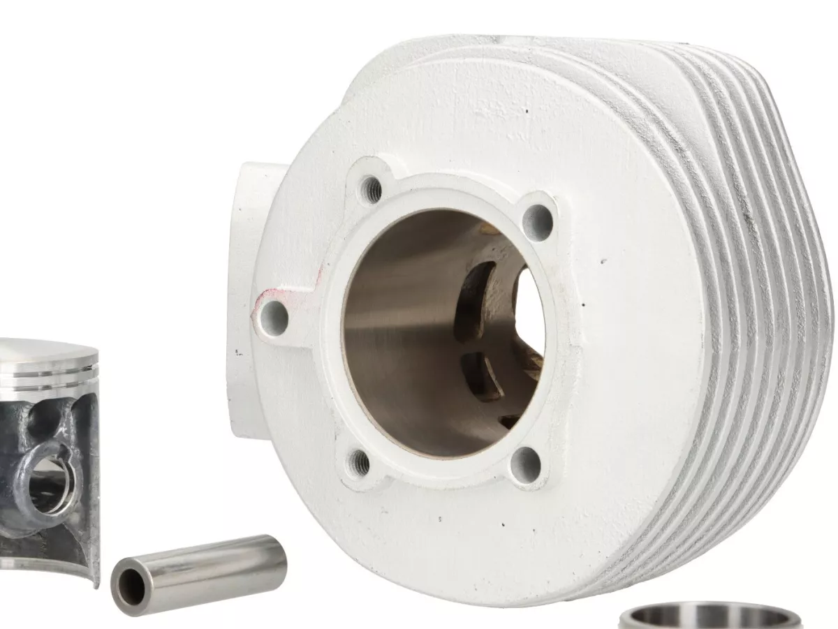 Cilinder -CC CORSA 175 ccm MEMBRANE INLET, Breedframe, Faro Basso, Ø=61mm, slag=60mm- Vespa 1953-1959, VM, VN, ACMA, VB1T, VGL1T, VL1T