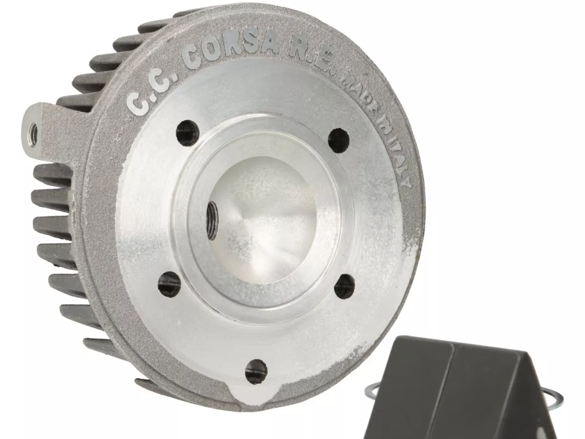 Cilinder -CC CORSA 175 ccm MEMBRANE INLET, Breedframe, Faro Basso, Ø=61mm, slag=60mm- Vespa 1953-1959, VM, VN, ACMA, VB1T, VGL1T, VL1T