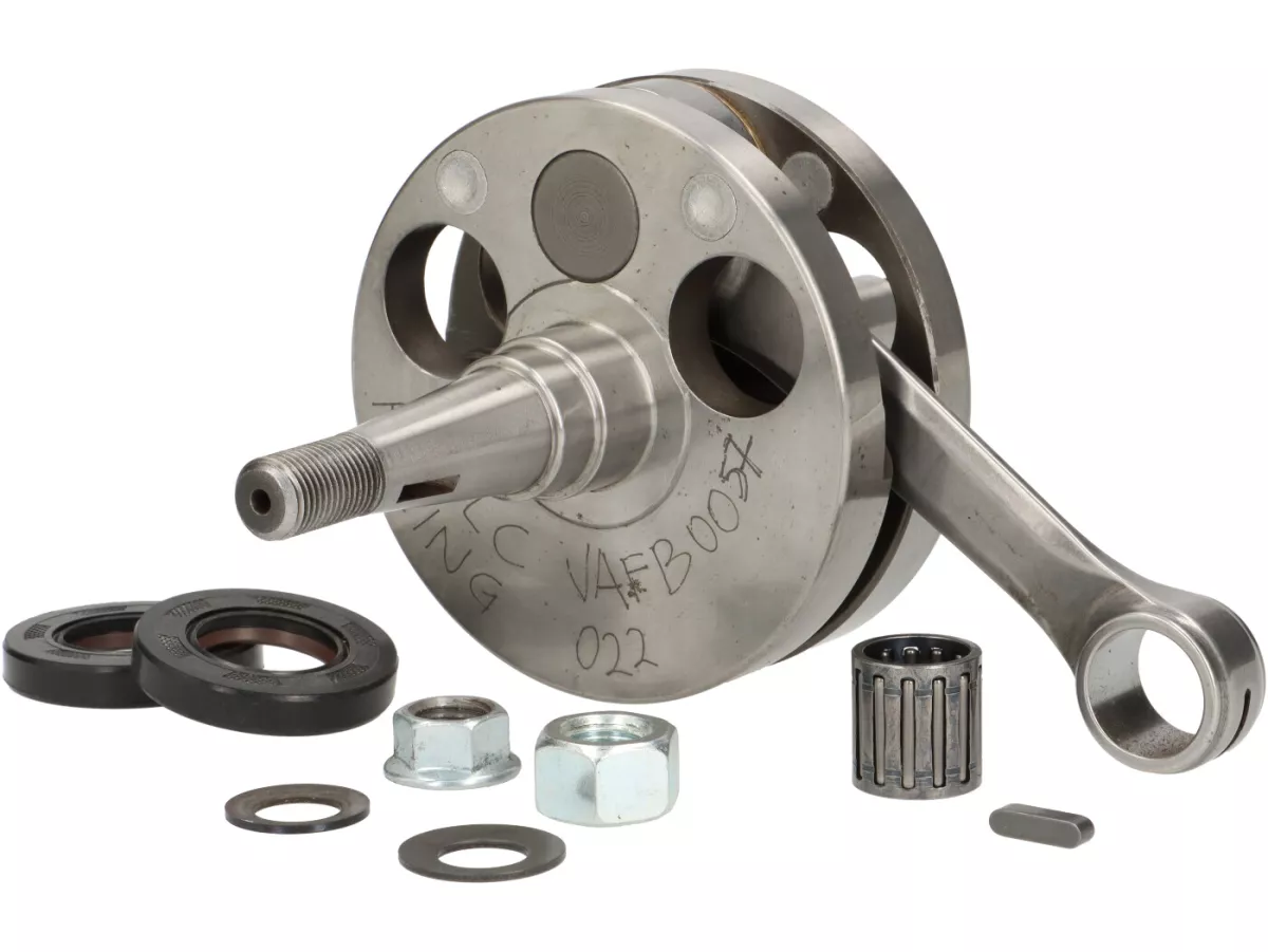 Crankshaft -CC CORSA, Wideframe, Faro Basso, stroke=57mm, connecting rod=110mm- Vespa 1953-1959, VM, VN, ACMA, VB1T, VGL1T, VL1T