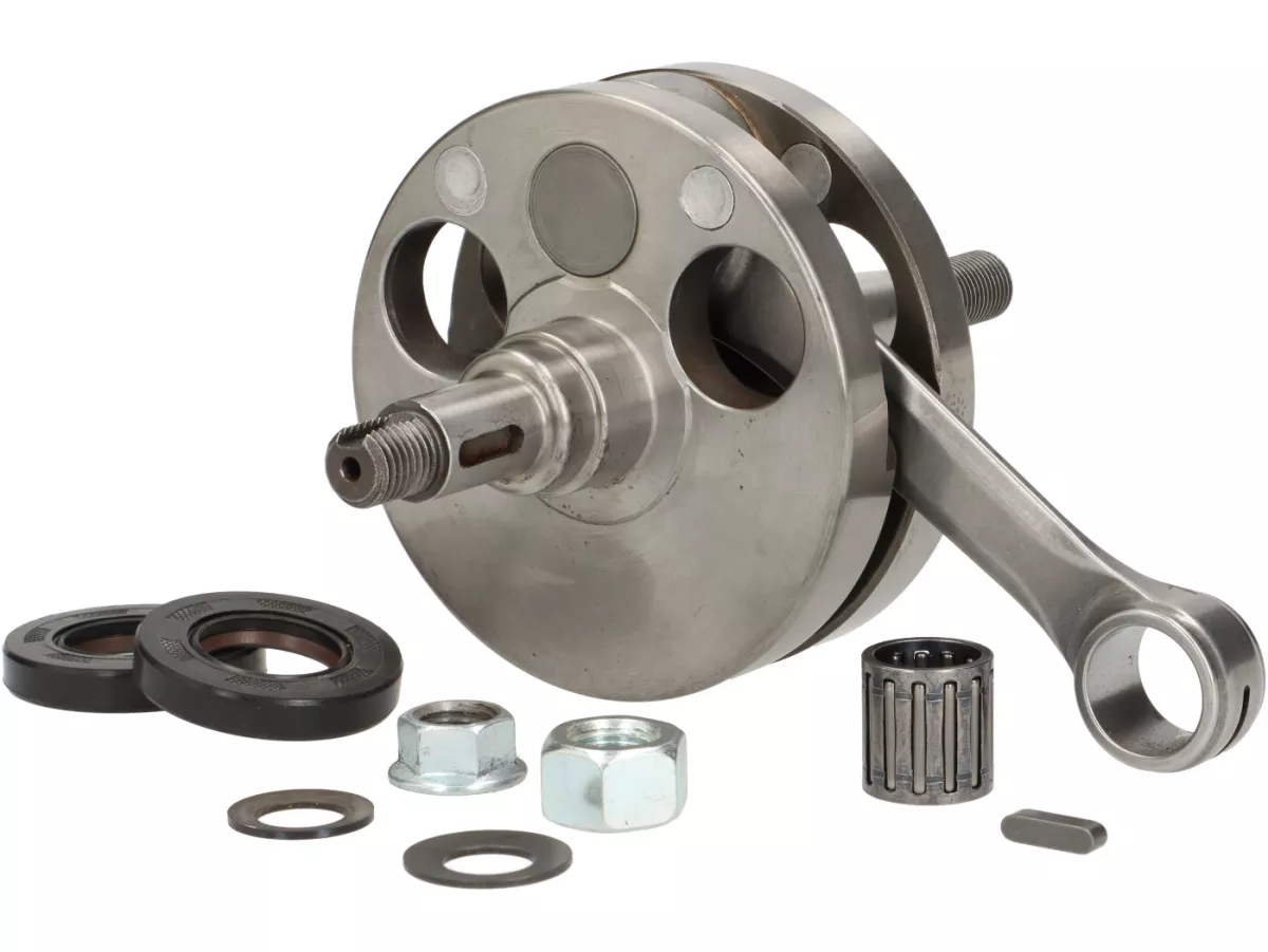 Crankshaft -CC CORSA, Wideframe, Faro Basso, stroke=57mm, connecting rod=110mm- Vespa 1953-1959, VM, VN, ACMA, VB1T, VGL1T, VL1T