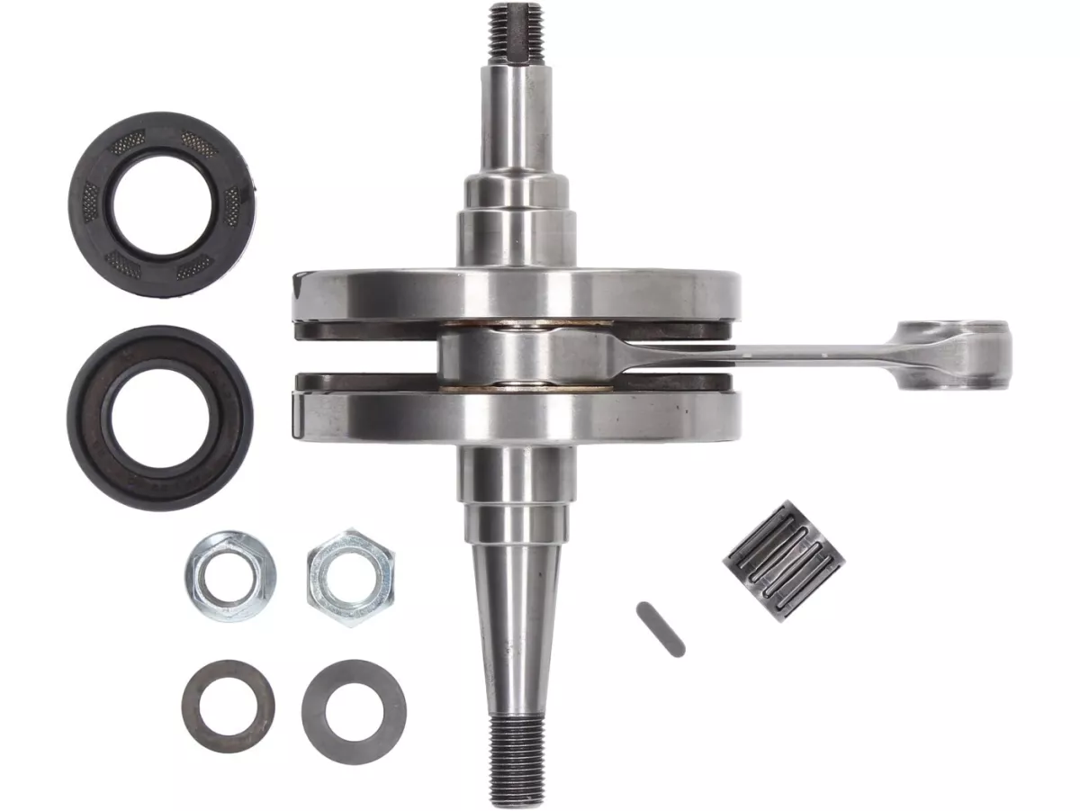 Crankshaft -CC CORSA, Wideframe, Faro Basso, stroke=57mm, connecting rod=110mm- Vespa 1953-1959, VM, VN, ACMA, VB1T, VGL1T, VL1T