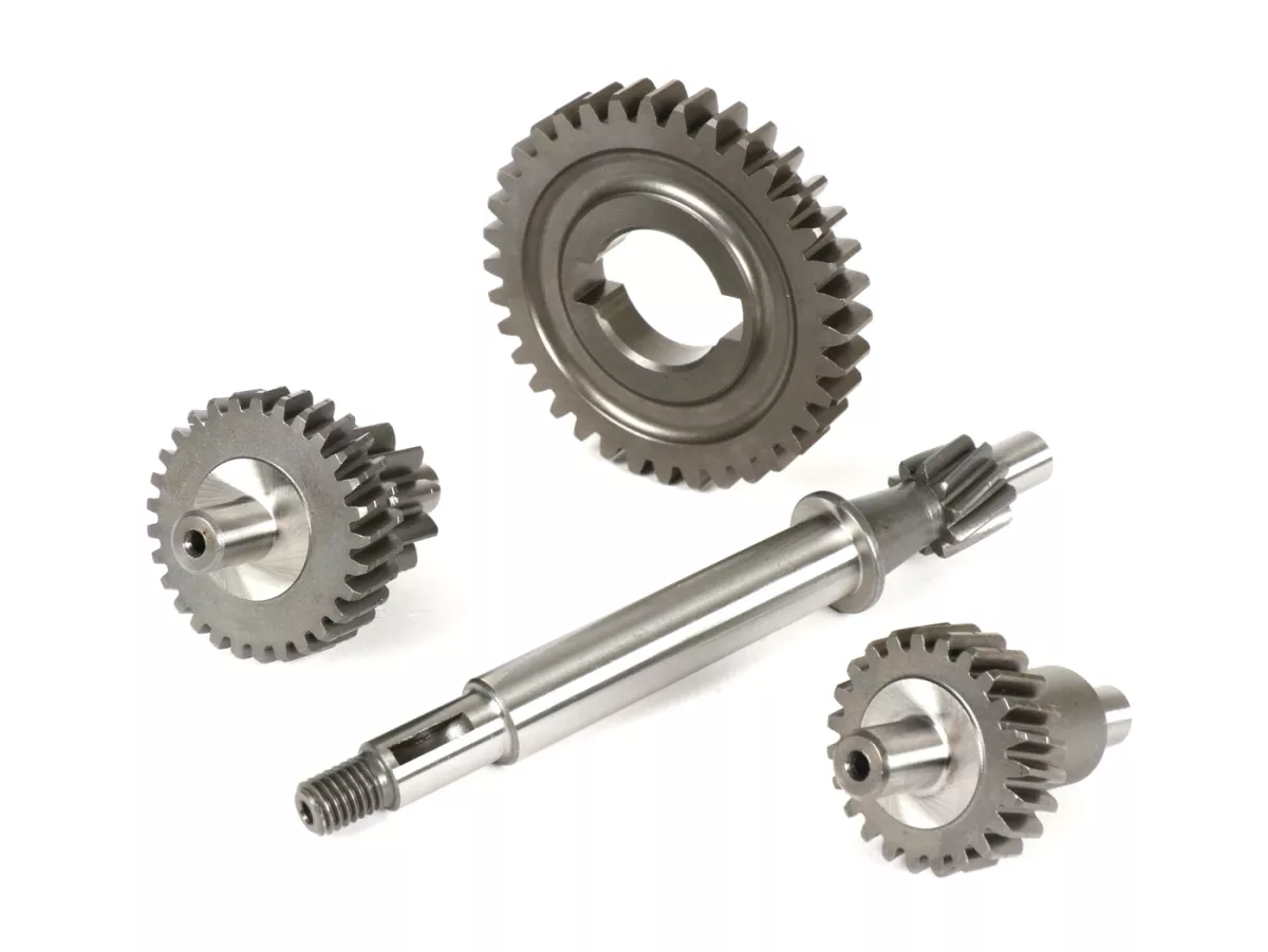 Gearbox -CIF 1:9,5 (long)- Piaggio Ciao, Boss, SI, Grillo, Bravo, Superbravo, PX - variator models