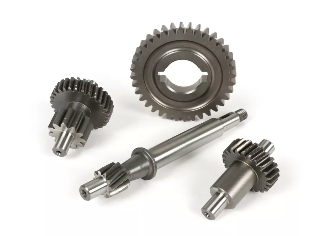 Gearbox -CIF 1:9,5 (long)- Piaggio Ciao, Boss, SI, Grillo, Bravo, Superbravo, PX - variator models