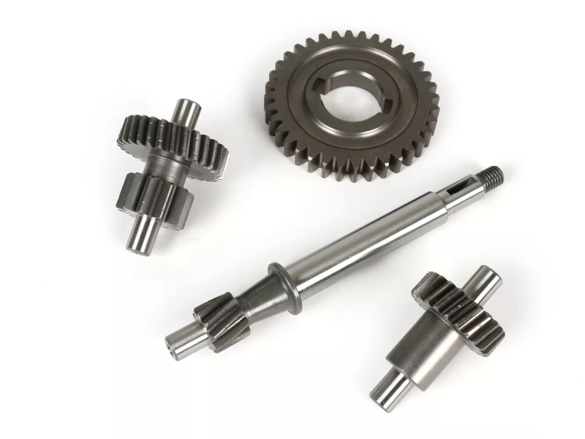 Gearbox -CIF 1:9,5 (long)- Piaggio Ciao, Boss, SI, Grillo, Bravo, Superbravo, PX - variator models