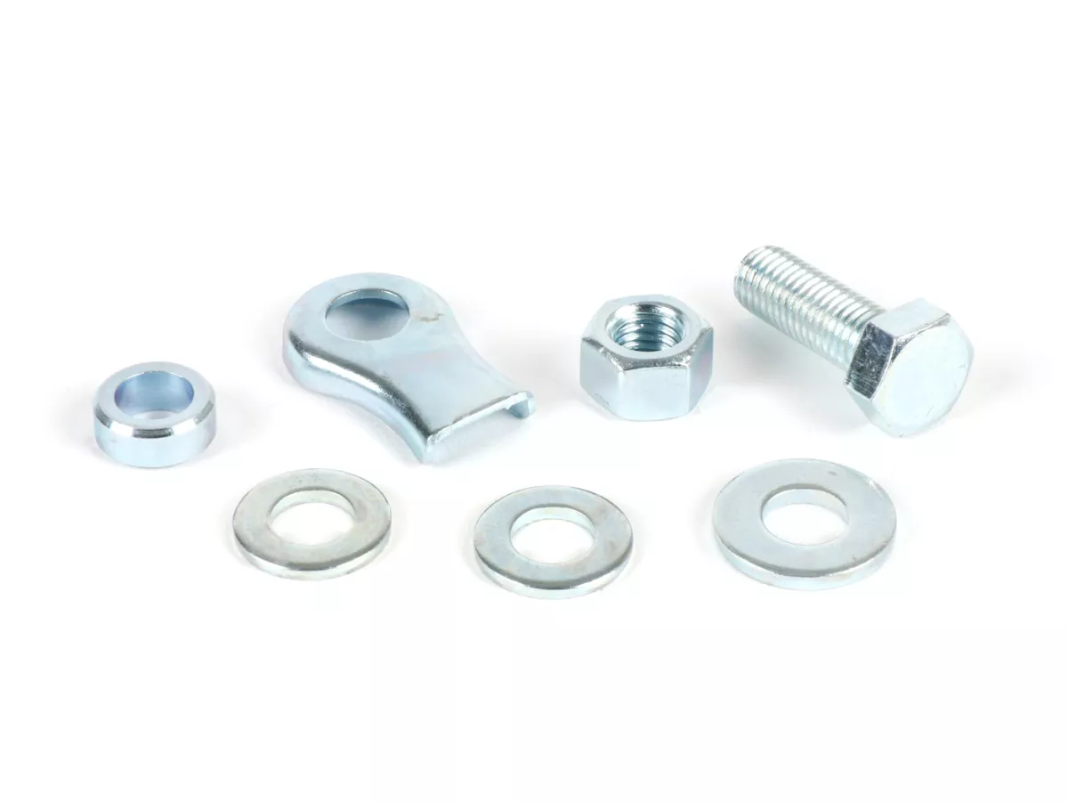 Klemmplättchen-Set Bremszug vorne/hinten -CIF- Piaggio Ciao, SI, Bravo, Boxer
