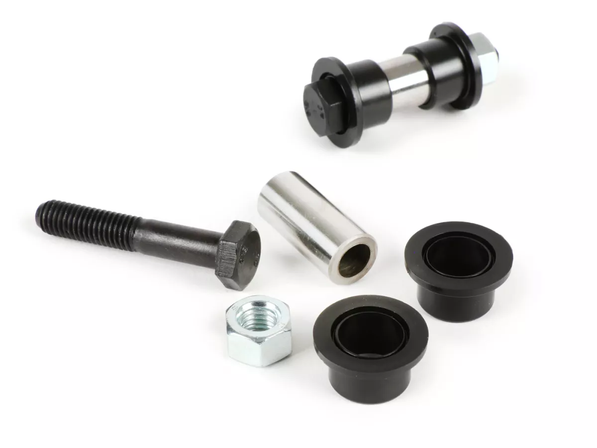 Kit montaje eje -CIF- Piaggio Ciao PX, SC incl. tornillos, casquillos