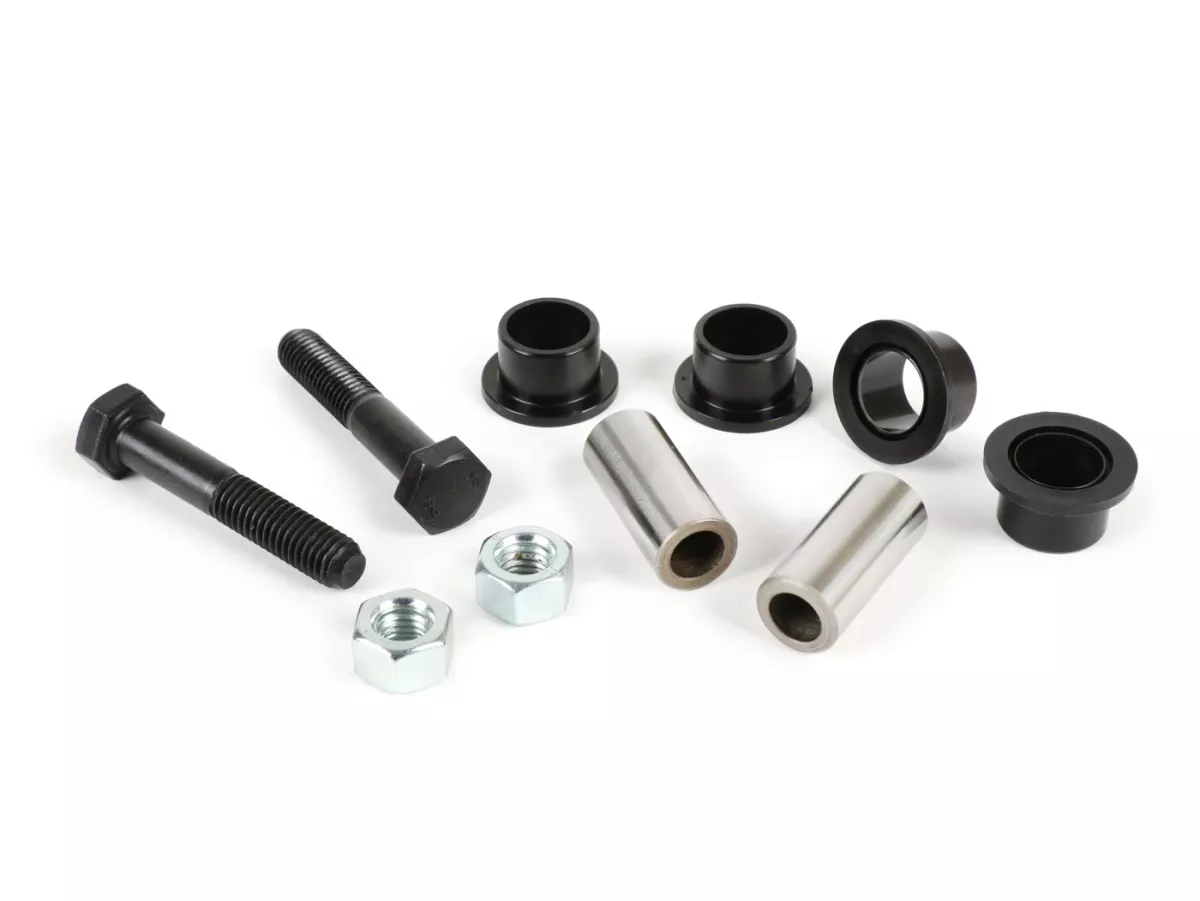 Kit montaje eje -CIF- Piaggio Ciao PX, SC incl. tornillos, casquillos