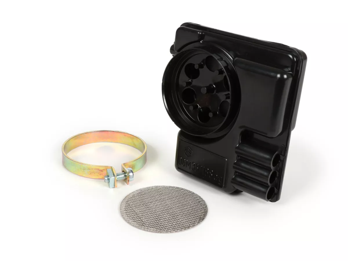 Luchtfilter compleet -CIF, 6 gaten- PIAGGIO Bravo, Ciao, Boxer, Si Bromfiets 50KM/H