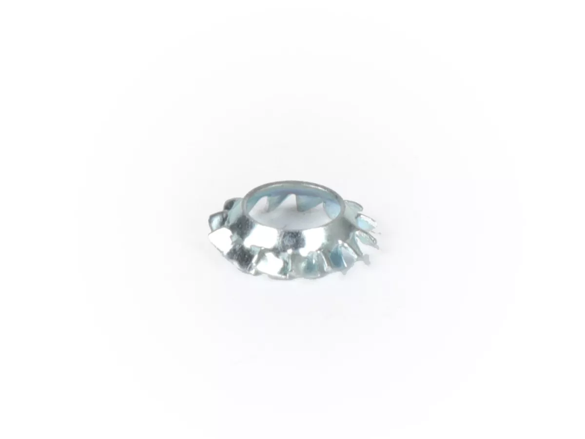 Rondelle frein 90° -DIN 6797- monté sur vis pour dessus de guidon -CASA LAMBRETTA- Lambretta J 50, J 50 De Luxe, J 50 Special, J 100 Cento, J 125