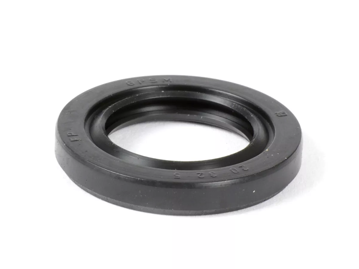 Segel oli 19.8x32x5mm (digunakan untuk sisi alternator poros engkol) -CASA LAMBRETTA- Lambretta J 50, J 50 De Luxe, J 50 Special, J 100 Cento, J 125, Lui 50 C/CL, Lui 75 S/SL