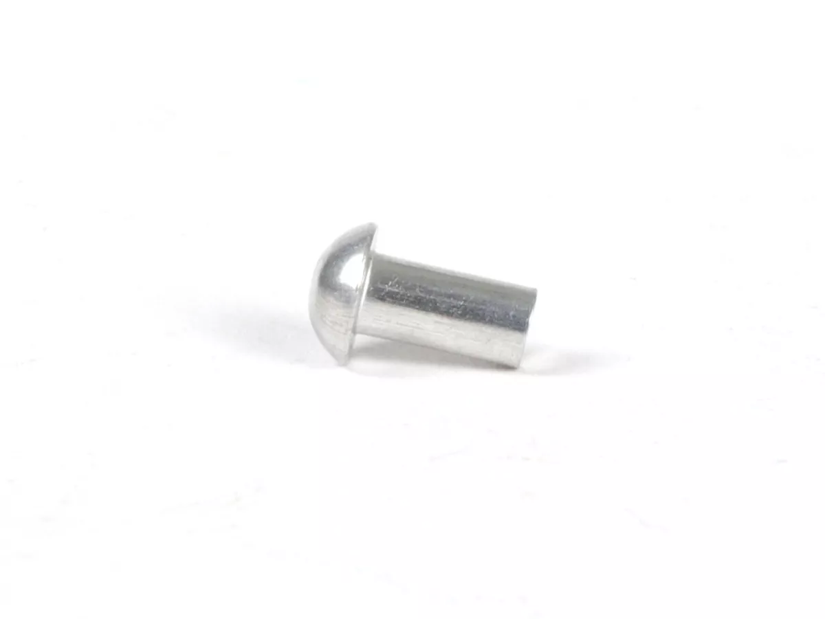 Klinknagel Ø=3.0x8.0mm aluminium voor bagageruimteslot -CASA LAMBRETTA- Lambretta DL/GP 125, DL/GP 150, DL/GP 200, LI 125 (serie 1), LI 150 (serie 1), LI 125 (serie 2), LI 150 (serie 2), TV 175 (serie 2), LI 125 (serie 3), LI 150 (serie 3), LI Special 125