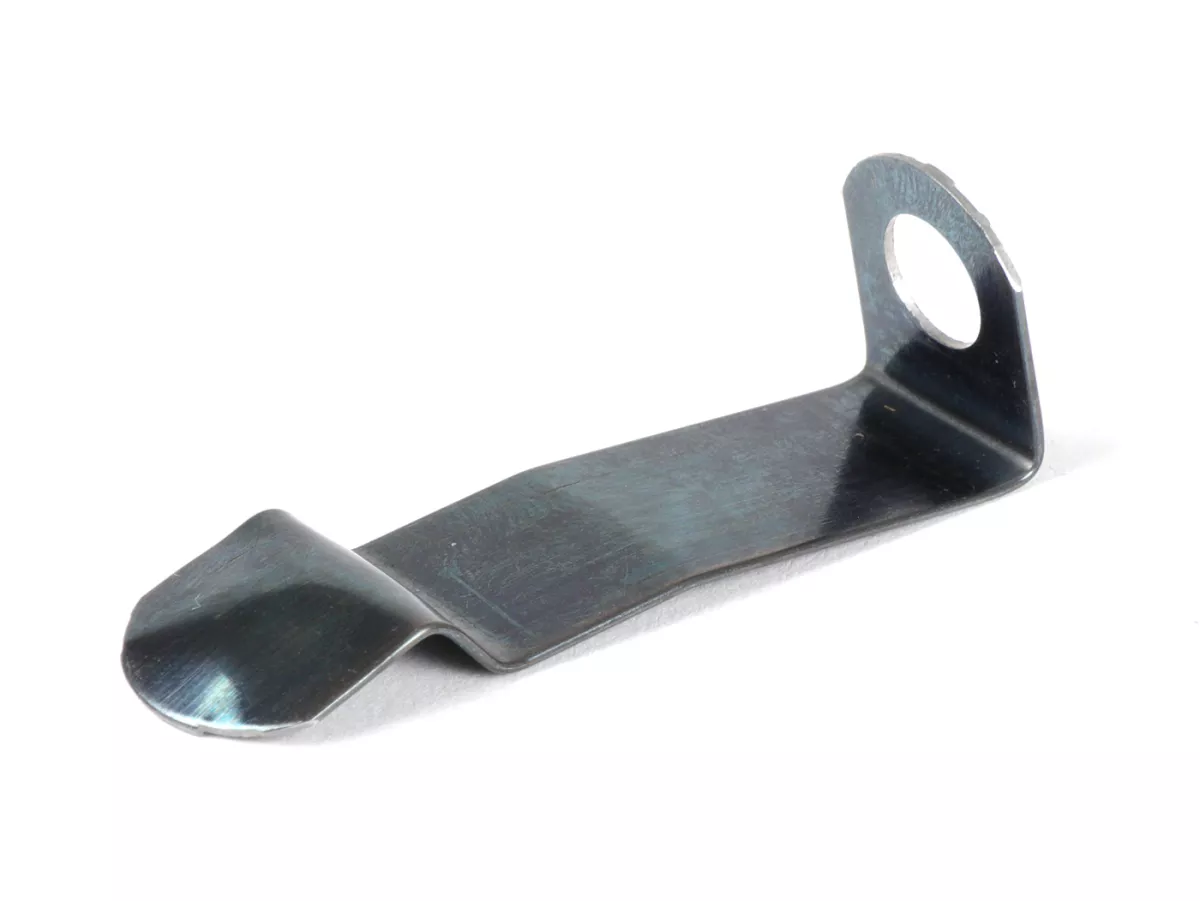 Raer brake cable bracket / engine block -CASA LAMBRETTA- Lambretta J 50, J 50 De Luxe, J 50 Special, J 100 Cento, J 125, Lui 50 C/CL, Lui 75 S/SL