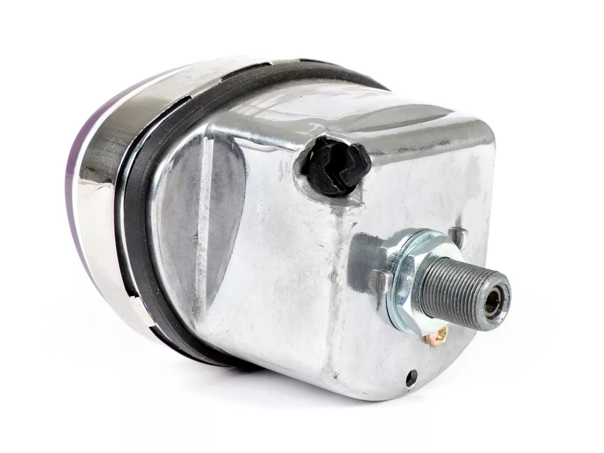 Speedometer -KUALITAS OEM 100km/jam (1965-1971 logo sechseck baru) - Vespa 50 Super Sprint (SS50, V5SS1T 1970-), Super Sprint 90 (SS90, V9SS1T, 1970-), 125 Primavera (PV125, VMA2T 22875-192095), 125 Super (VNC1T, 1970-), 150 Super (VBC1T, 1970-251419), 12
