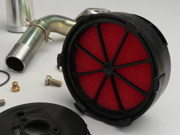 Carburateur kit -MALOSSI 2-gats, Dellorto 16/16mm SHB- Vespa V50