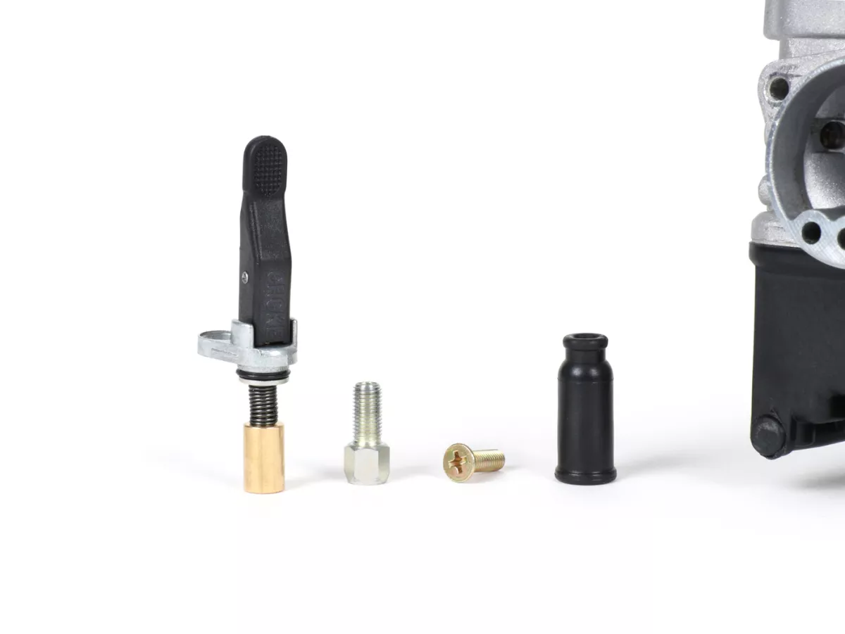 Kit karburator -POLINI 2 lubang, 24mm Dellorto PHBL, katup putar- Vespa V50, PV, ET3