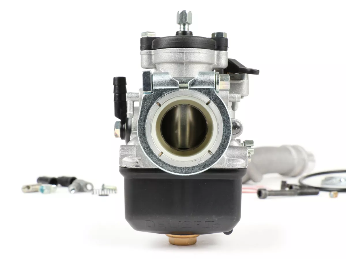 Kit carburateur -POLINI 3 goujons, 24mm Dellorto PHBL, admission rotative- Vespa PK XL