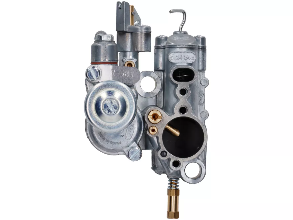 Carburateur -DELLORTO / SPACO SI24/24E- Vespa PX200 (type avec pompe à huile) - COD 583