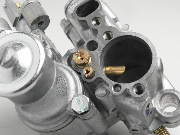 Karburator -DELLORTO / SPACO SI24/24G- Vespa T5 125cc 125 (tipe dengan pelumasan terpisah) - COD 594