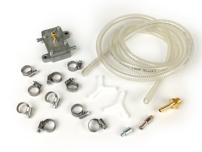 Benzinepompset -MIKUNI- Debiet 14 l/u - Type spiraalversterkte Toyox-slang