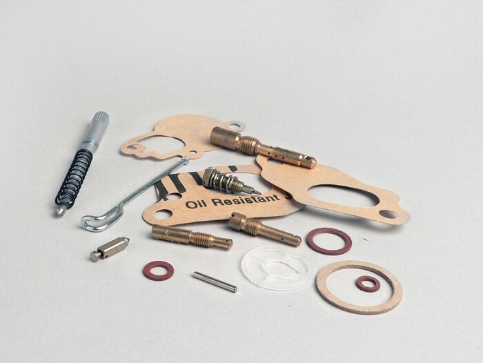 Kit revisi karburator -LML- Dellorto SI20-24 (tipe tanpa pelumasan terpisah, Vespa P150X)