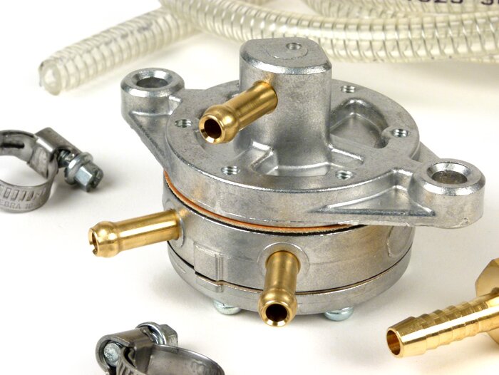Benzinepompset -MIKUNI- Debiet 20 l/u - Type spiraalversterkte Toyox-slang