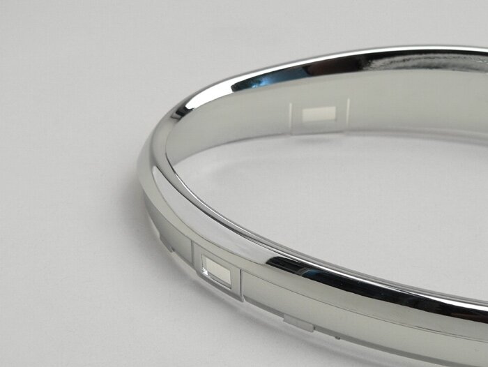 Headlight rim -PIAGGIO- Vespa ET2, ET4 - chrome