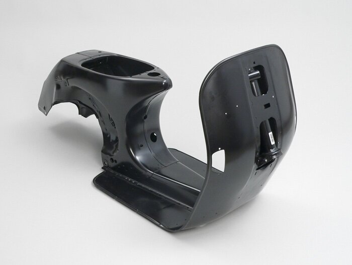 Frame - Chassis -PIAGGIO- Vespa PX, PX80, PX125, PX150, PX200 Lusso - gegrond