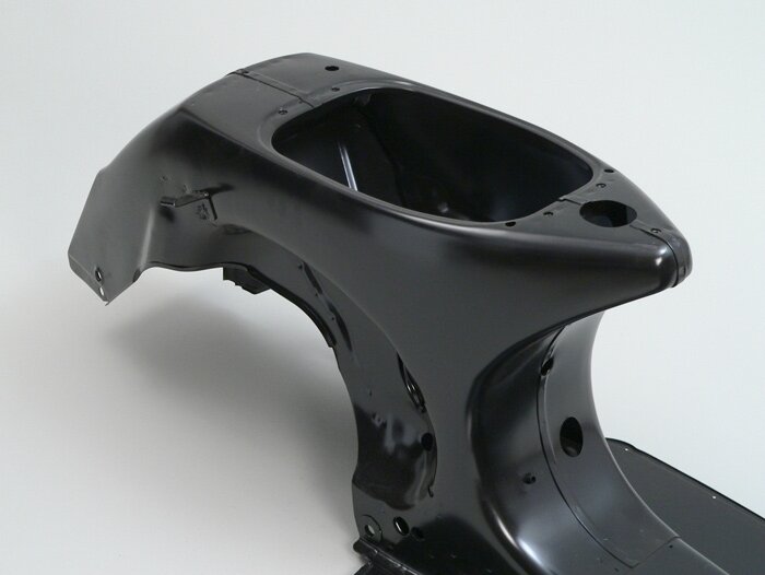 Frame - Chassis -PIAGGIO- Vespa PX, PX80, PX125, PX150, PX200 Lusso - gegrond