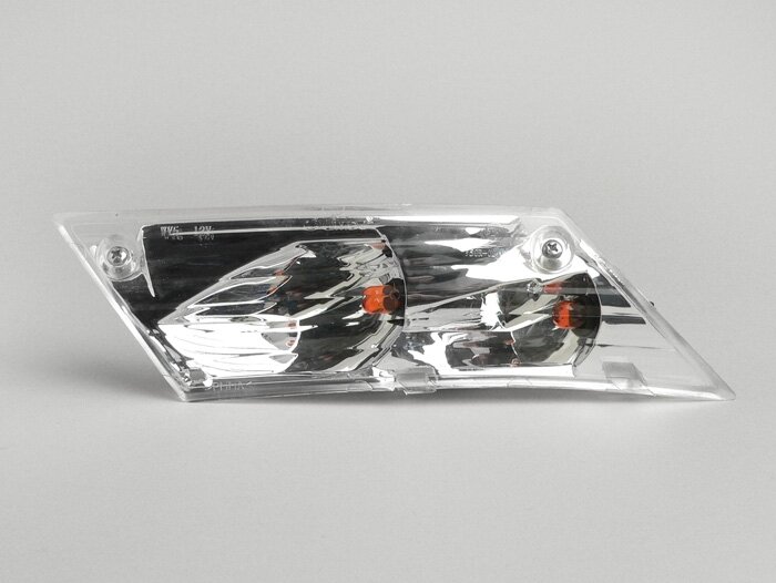 Indicator -PIAGGIO- Zip II 50-125 - colourless - smooth lens - rear rhs