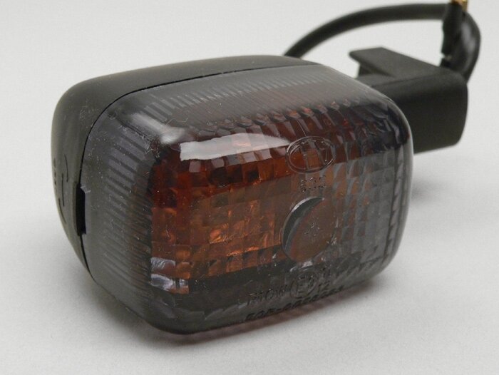 Blinker -GILERA- DNA 50-180, ICE 50, Nexus 500, Piaggio NRG Power 50 - smoked - vorne rechts/hinten links