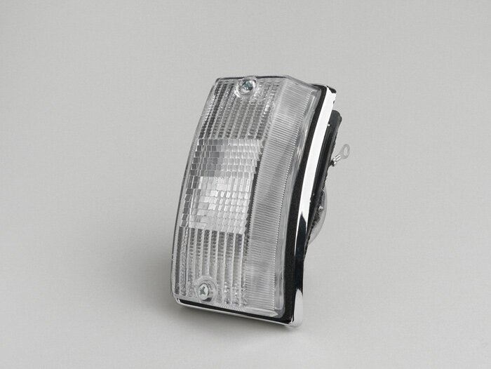 Clignotant -PIAGGIO- Vespa PX80, PX125, PX150, PX200, T5 125cc - avant gauche - incolore