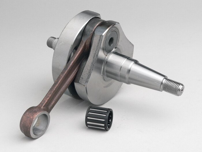 Crankshaft -STANDARD (rotary slider), 51mm stroke, 97mm connecting rod- Vespa PK125 XL2, PK125 ETS (Ø 24mm cone)