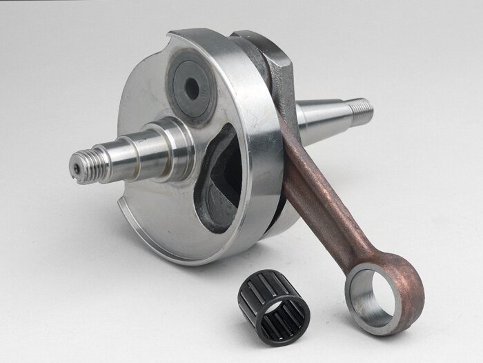Crankshaft -STANDARD (rotary slider), 51mm stroke, 97mm connecting rod- Vespa PK125 XL2, PK125 ETS (Ø 24mm cone)