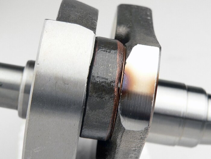 Crankshaft -STANDARD (rotary slider), 51mm stroke, 97mm connecting rod- Vespa PK125 XL2, PK125 ETS (Ø 24mm cone)