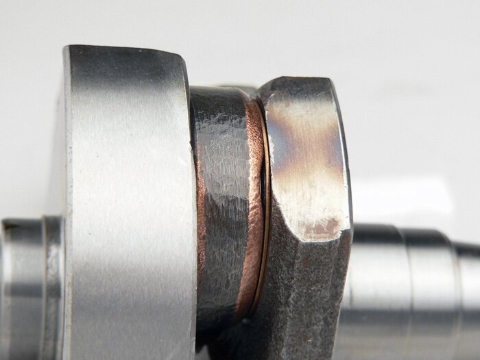 Crankshaft -STANDARD (rotary slider), 51mm stroke, 97mm connecting rod- Vespa PK125 XL2, PK125 ETS (Ø 24mm cone)